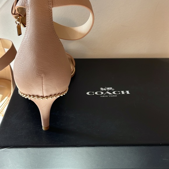 NWT COACH MAUDE SOFT MILLED LEATHER IN BEECHWOOD SIZE 8.5 - Picture 6 of 11